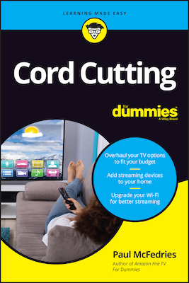 Front cover of the book Cord Cutting For Dummies
