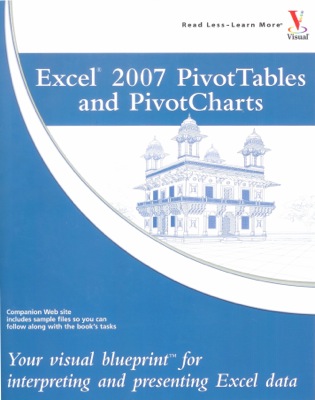 Front cover of the book Microsoft Excel 2007 PivotTables and PivotCharts