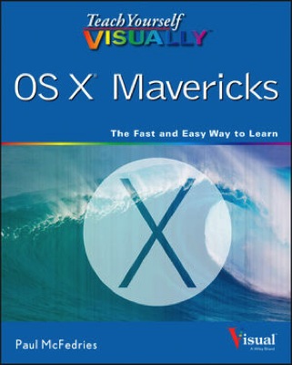 Front cover of the book Teach Yourself VISUALLY OS X Mavericks.
