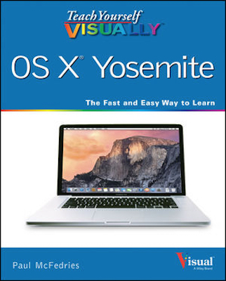 Front cover of the book Teach Yourself VISUALLY OS X Yosemite
