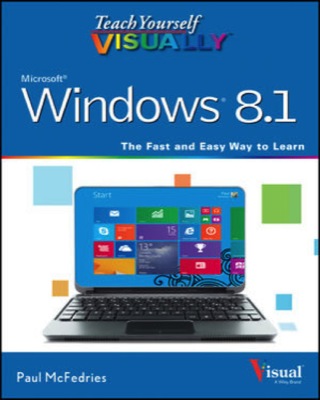 Front cover of the book Teach Yourself VISUALLY Microsoft Windows 8.1