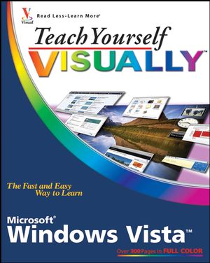 Front cover of the book Teach Yourself VISUALLY Microsoft Windows Vista