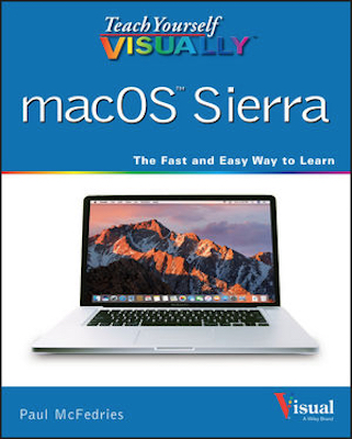 Front cover of the book Teach Yourself VISUALLY macOS Sierra