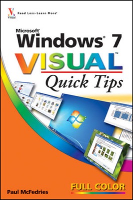 Front cover of the book Microsoft Windows 7 Visual Quick Tips