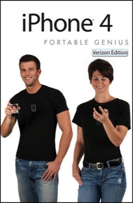 Front cover of the book iPhone 4 Portable Genius, Verizon Edition
