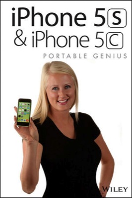 Front cover of the book iPhone 5s and iPhone 5c Portable Genius.